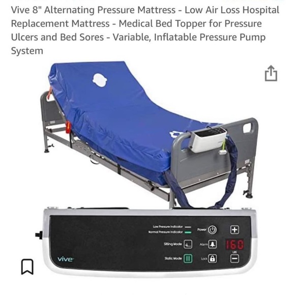 vive medical Other Vive 8 Pressure Mattress Medical Topper For Pressure Ulcers And Wounds
